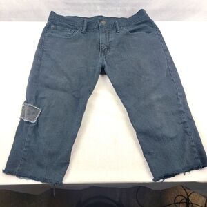 Levis cut off patch work denim bramuda / capris with strech Size 32"